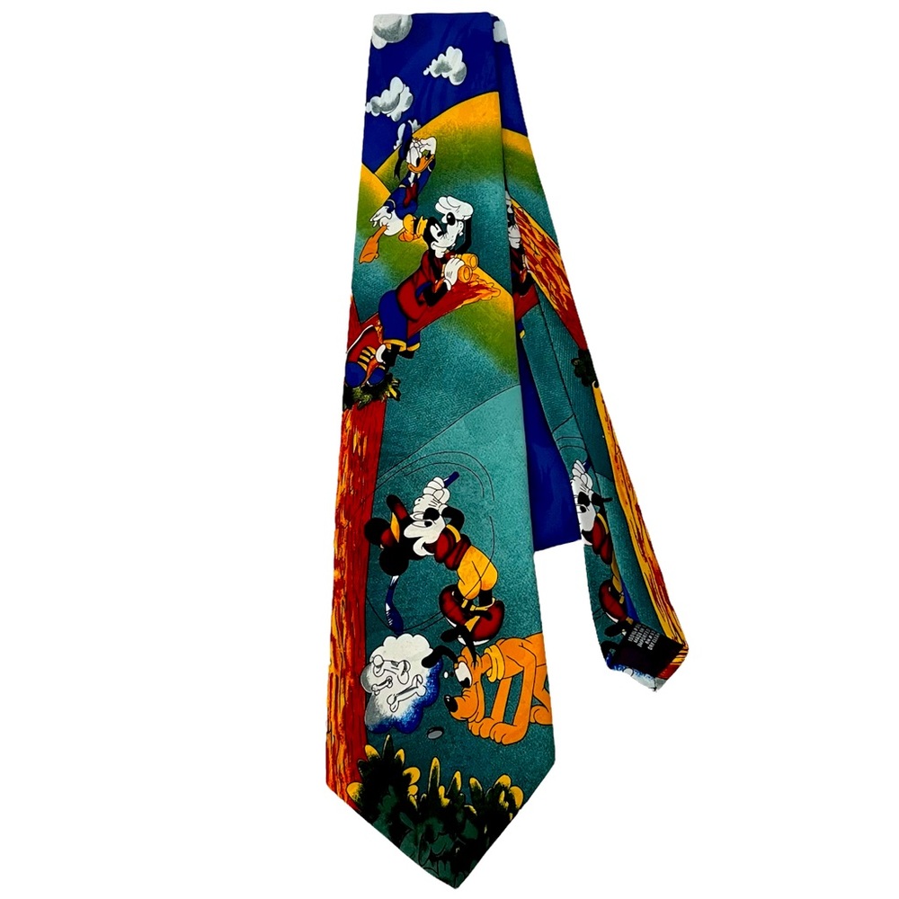 Disney Mickey Unlimited by Balance INC Vintage Mickey Mouse & Friends Golf Tie